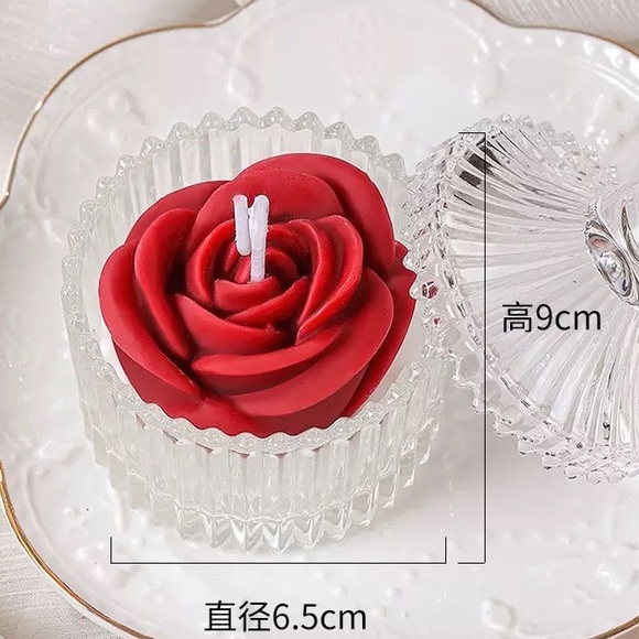 Jewelry - Elegant Red Rose Jewelry Box